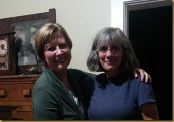 Tearing up with an unexpected reunion with a dear old friend nancy mciver and me