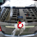 Wedding car decoration
