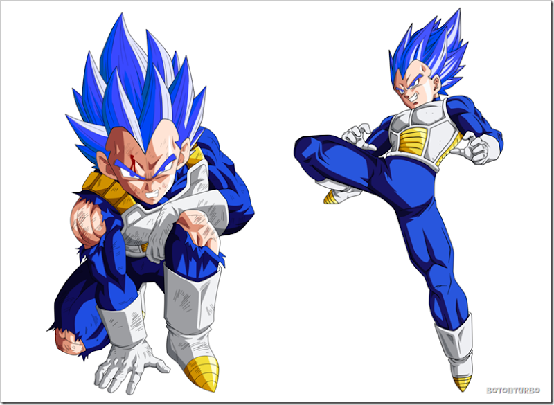 Vegeta Super Saiyajin dios Azul