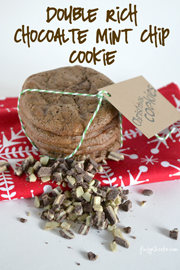 Double Rich Chocolate Mint Chip Cookie