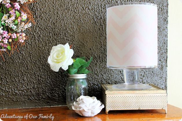 spring mantle diy hurricane cover