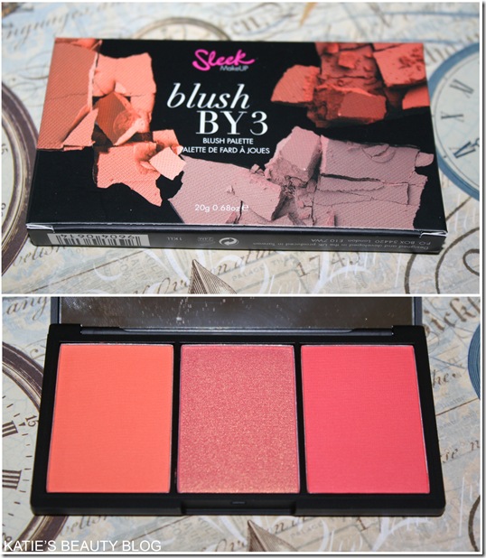 Sleek Blush By 3 Lace Review & Swatches - Katie Snooks