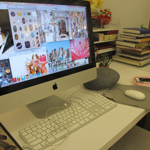 A snippet of my typical desktop goings-on. It's obvious that my eclectic desk reflects the work I do! A snippet of my typical desktop goings-on. It's obvious that my eclectic desk reflects the work I do!