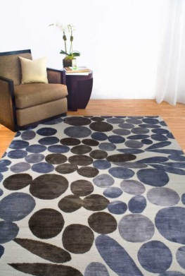 Emma Gardner's rugs are beautifully designed and handmade with natural fibers. Gardner is also a member of Goodweave USA, which certifies products as being constructed without the use of child labor.