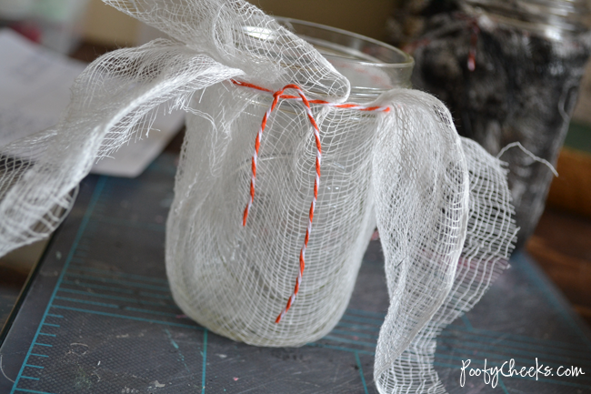 Cheesecloth Luminaries by www.poofycheeks.com