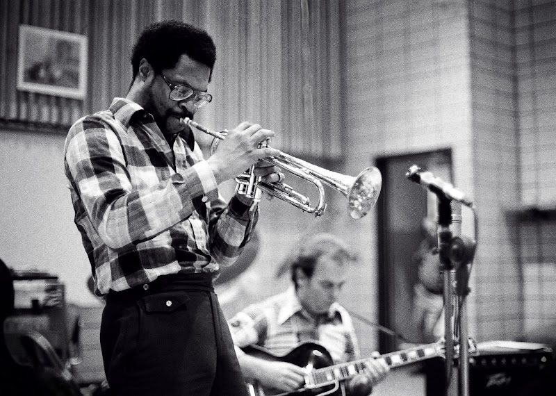 Woody Shaw & Harry Leahy - Jazz camp : SUNY Brockport 1977:8  By Tom Marcello.jpg