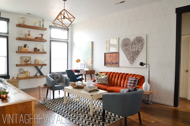 Living Room Makeover @ Vintage Revivals