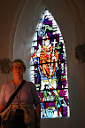 Mom in The Blacader Aisle, Glasgow Cathedral
