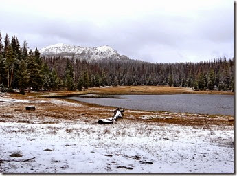 Mirror Lake and snow 124