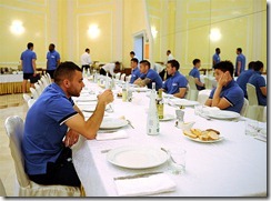 Esperando la cena