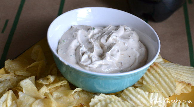 Ranch French Onion Dip - Easy and great for the Big Game!