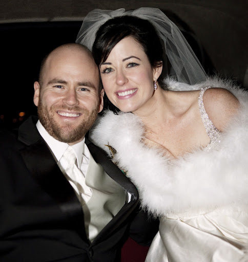 Anna's Bridal, in Portland, custom-made my wintery wrap. My earrings were my Anna's Bridal, in Portland, custom-made my wintery wrap. My earrings were my