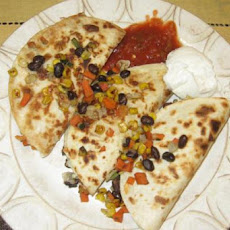 Veggie Confetti Quesadillas
