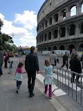 Hawkers tell is we need to buy their ticket immediately before the Pope arrives.