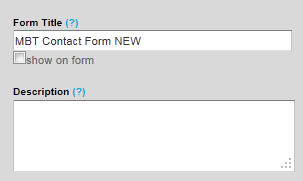 contact form title contact form title