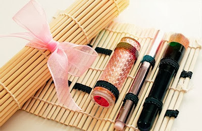 まきすメイクブラシ入れ sushi-mat-make-up-brush,まきすメイクブラシ