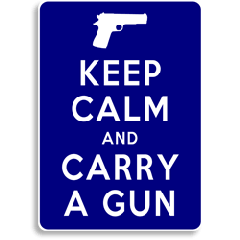 carry a gun calmly