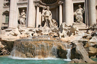 The Trevi fountain