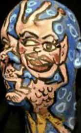 Self-Portraits Face Paintings by James Kuhn