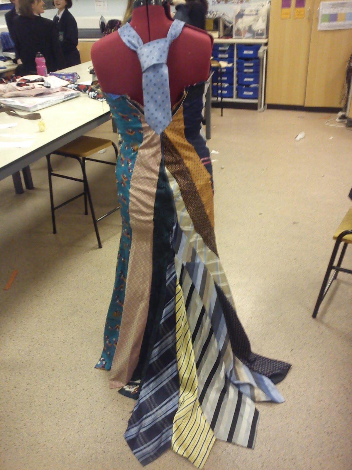 A Blog For All Things Crafty Dress made out if men's ties