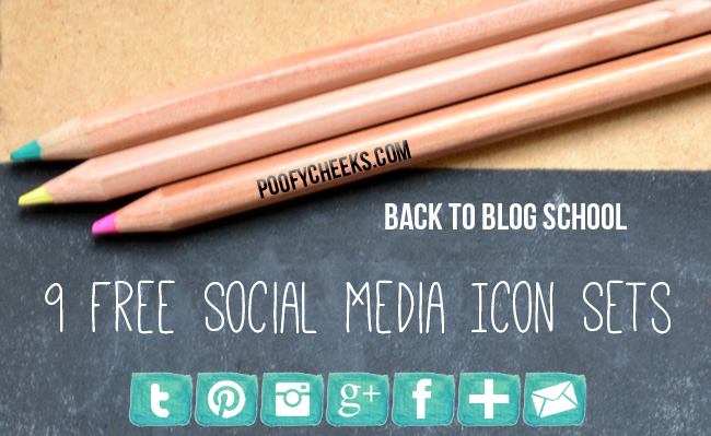 Back to Blog School: 9 Free Social Media Icon Sets
