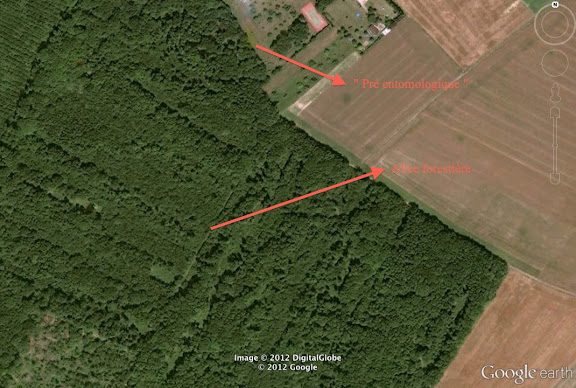 Principaux sites d'observation en bordure de la Forêt de Dreux