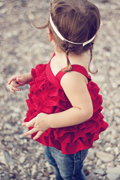 ruffled tiered top tutorial