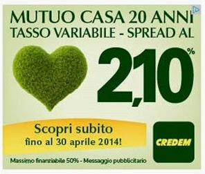 spread mutui credem spread mutui credem