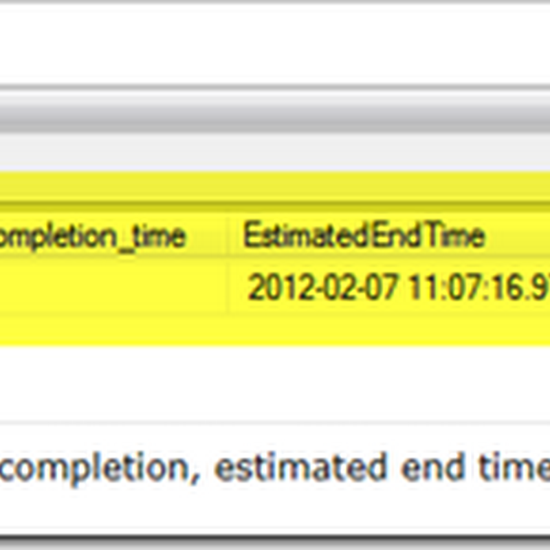 Checking on CheckDB - How to check CheckDB's progress