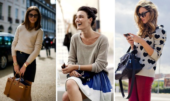 Moda para o dia a dia: Dicas para usar sueter e cardigans. 2 Moda para o dia a dia: Dicas para usar sueter e cardigans.