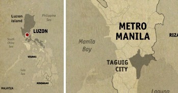 Taguig Location Map