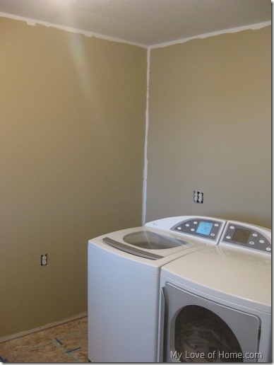 Laundry room washer dryer