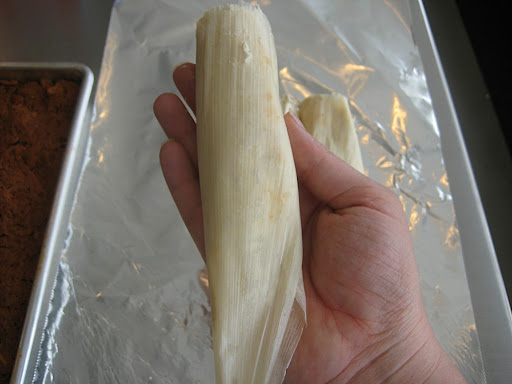 Repeat with the other side then fold the tail under (this is not done in the photo above)