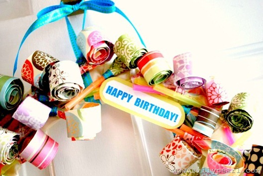 Party Blower Birthday Wreath - The Silly Pearl