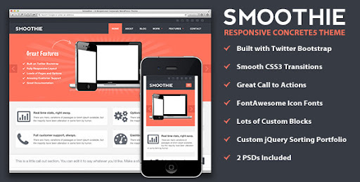 Smoothie - Responsive Concrete5 Theme - Technology Concrete5