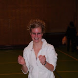 Afscheid trainster Femke, 09-02-2009