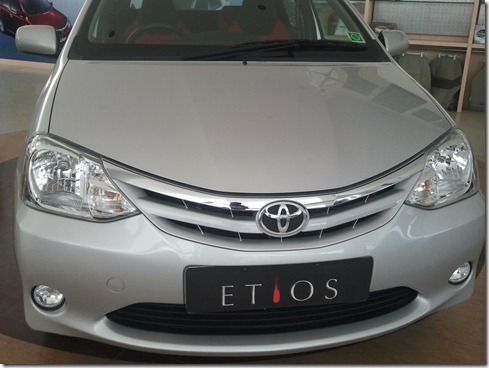 Toyota Etios Sedan Front