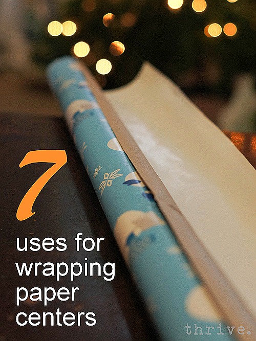 7 Things to do with wrapping paper centers - choosetothrive.blogspot.com