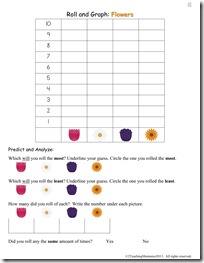 Roll and Graph: Forest Animals
