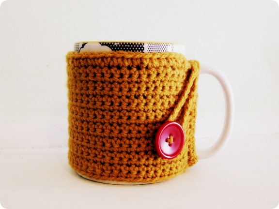 crochet mug cosy