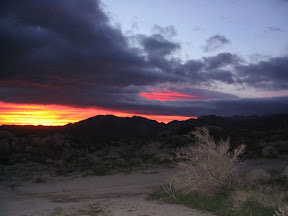 Sunrise again with camera flash.