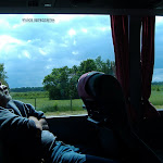 Snoozing on the bus