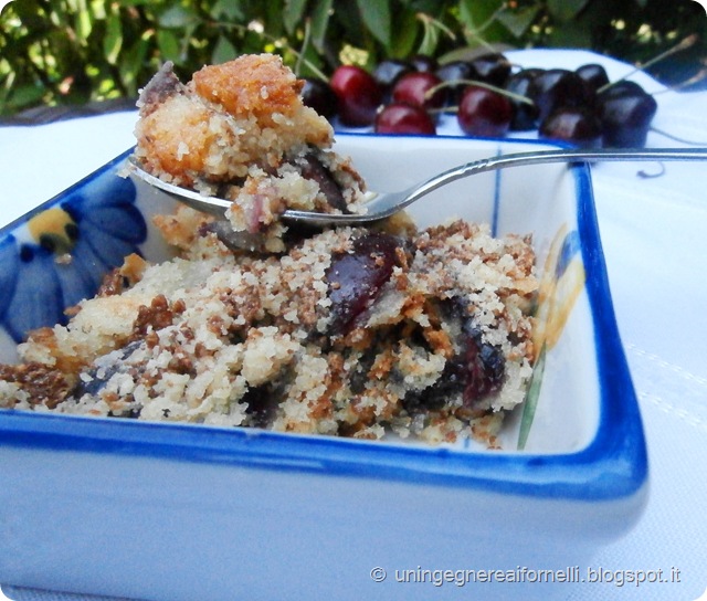 tortine ciliegie crumble senza uova lecitina tortine ciliegie crumble senza uova lecitina