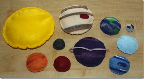 Felt Solar System Felt Solar System