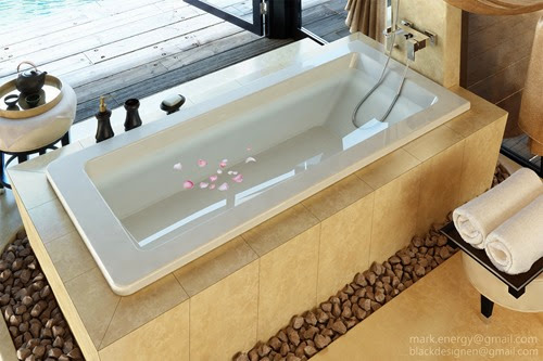 Bali Style Bathroom_bathtub detail Bali Style Bathroom_bathtub detail