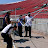Equipo Medtrans armando uno de los módulos en el reinaugurado Estadio Nacional, para dar una completa cobertura médica en el recital de Rush en Chile.