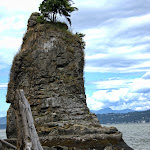 Siwash Rock in English Bay near Stanley Park in Vancouver, BC Canada-Suzanne Hight.jpg