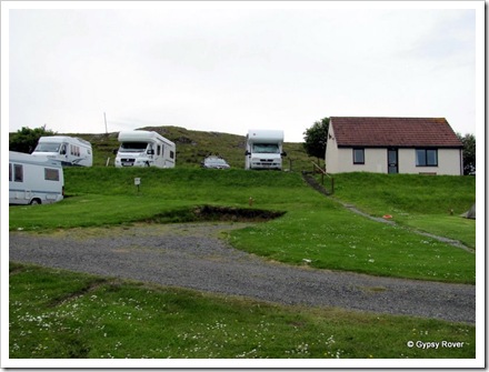 Staffin Caravan Park, Isle of Skye.