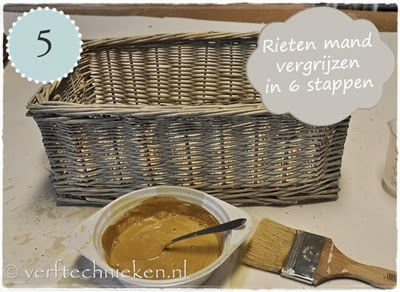 verftechnieken.nl mandje vergrijzen stap 05 verftechnieken.nl mandje vergrijzen stap 05