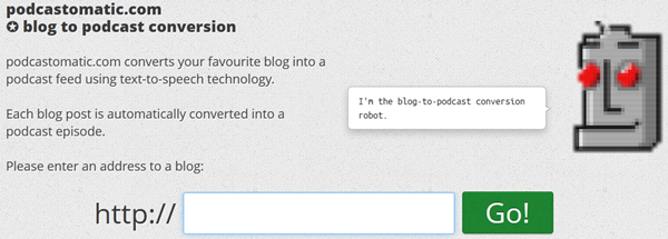 Convertir un blog en podcast en ligne automatiquement avec podcastomatic Convertir un blog en podcast en ligne automatiquement avec podcastomatic